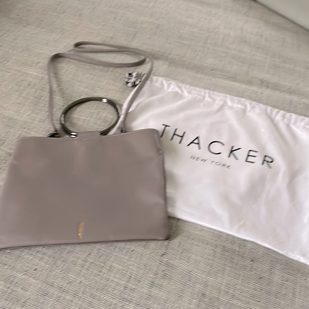 Beautiful Thacker Le Pouch convertible handbag.